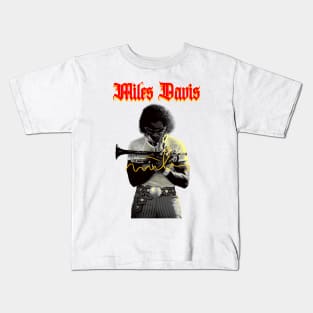 Classic Sax Miles Davis Kids T-Shirt